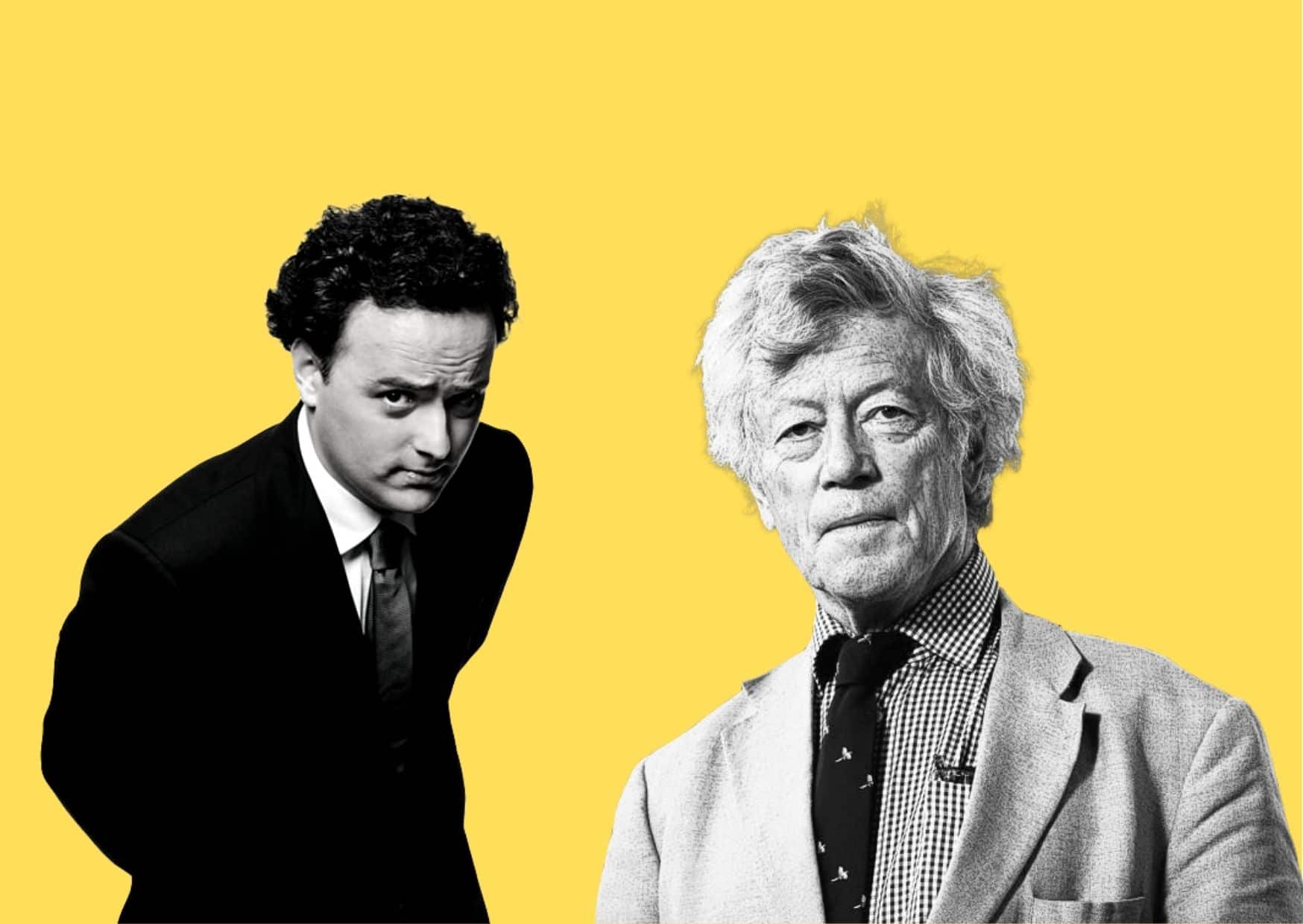 Los autores João Pereira Coutinho y Roger Scruton